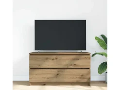 Mueble para TV madera de ingeniería roble artisan 100x35x54 cm