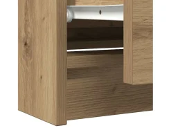 Mueble para TV madera de ingeniería roble artisan 100x35x54 cm