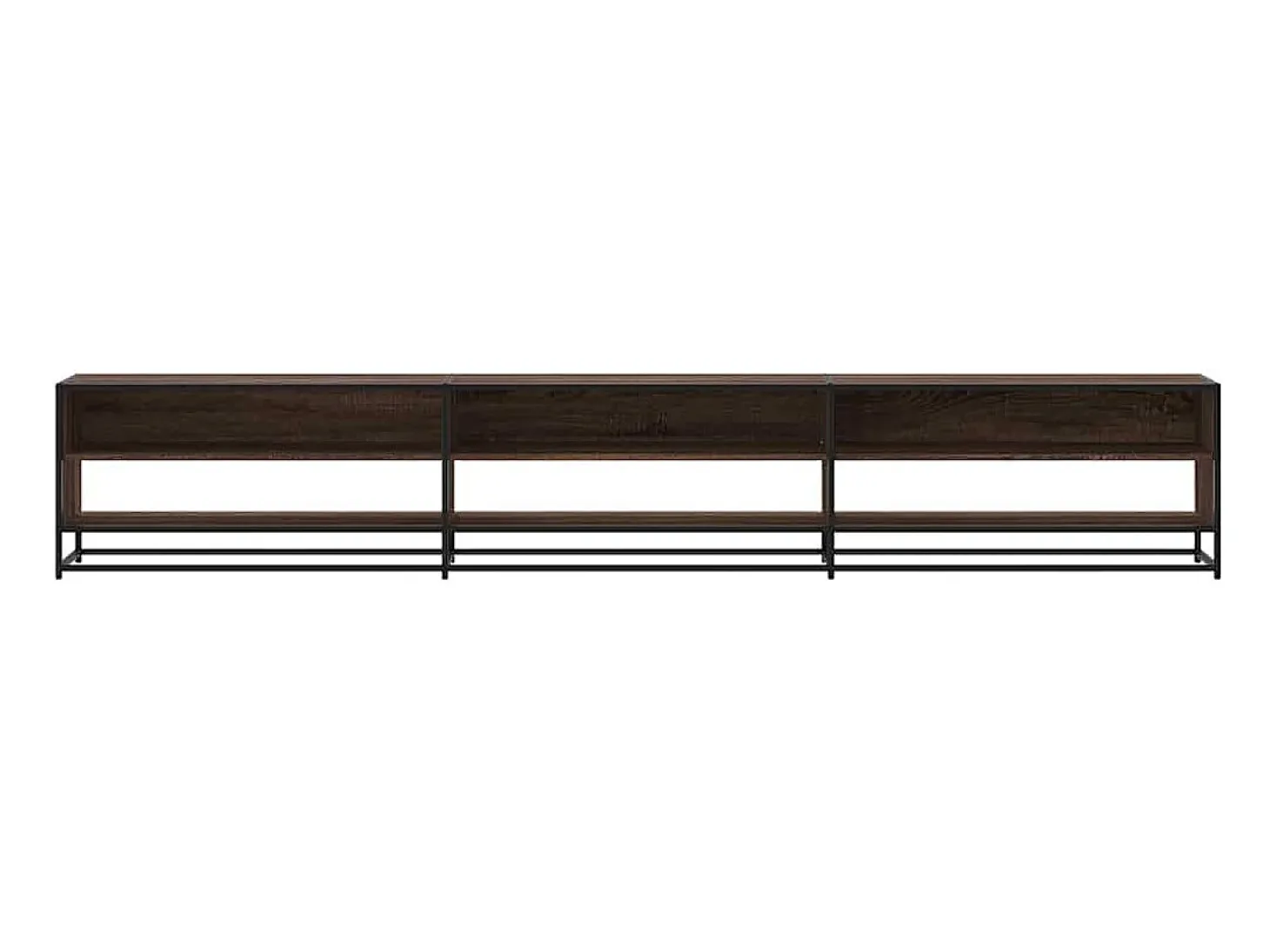 Mueble para TV madera de ingeniería marrón roble 270x40x46 cm