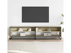 Mueble para TV madera de ingeniería roble Sonoma 180,5x40x46 cm