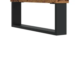 Mueble para TV madera ingeniería madera envejecida 100x35x55 cm