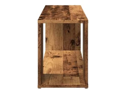 Mueble para TV madera ingeniería madera envejecida 100x24x32 cm