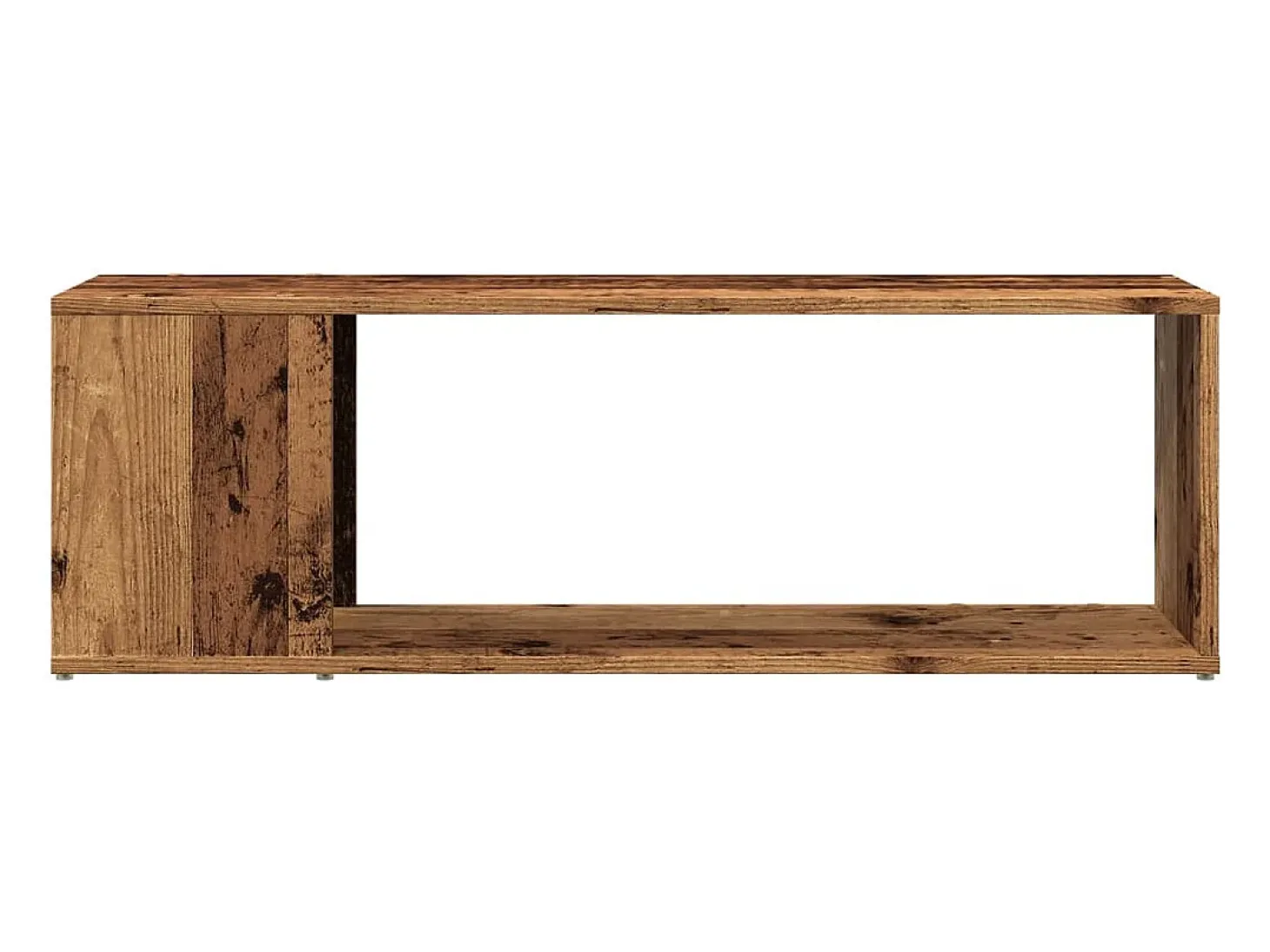 Mueble para TV madera ingeniería madera envejecida 100x24x32 cm