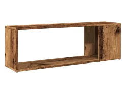 Mueble para TV madera ingeniería madera envejecida 100x24x32 cm
