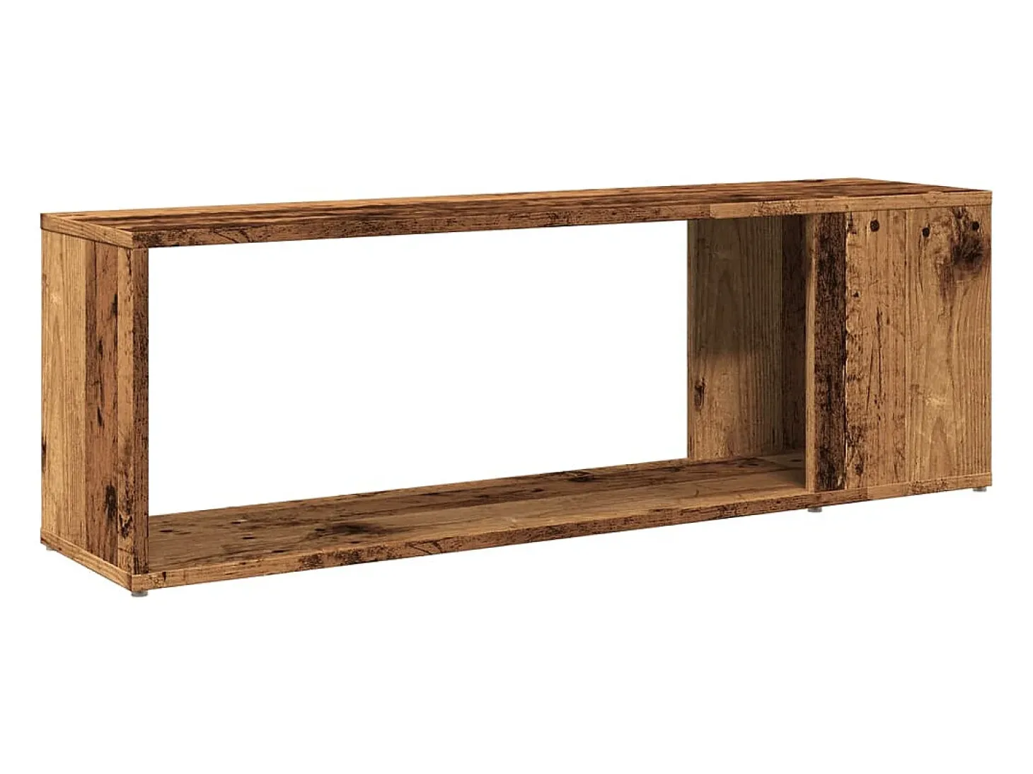 Mueble para TV madera ingeniería madera envejecida 100x24x32 cm