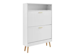 Mueble para Zapatos SucceBuy, 2 Cajones Plegables, Organizador de Almacenamiento para Entrada