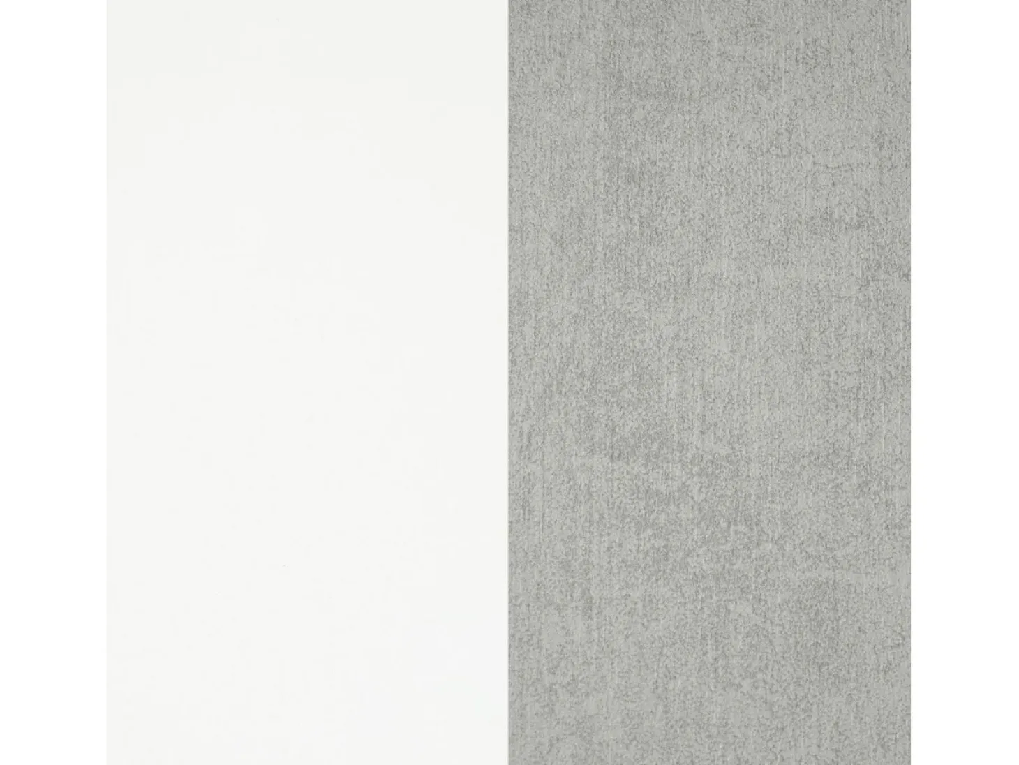 Mueble recibidor con 1 cajón y espejo en blanco mate y gris cemento 75 cm Milo Blanco Artik (Blanco Mate) - Gris Cemento