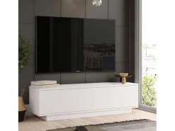 Mueble Tv 2 Puertas - Venprodin - 140 Cm Blanco