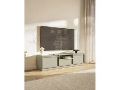 Mueble TV 3 puertas con 3 cajones - 154 cm - cachemire - EVO