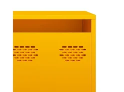 Mueble TV acero laminado en frío amarillo mostaza 202x39x43,5cm