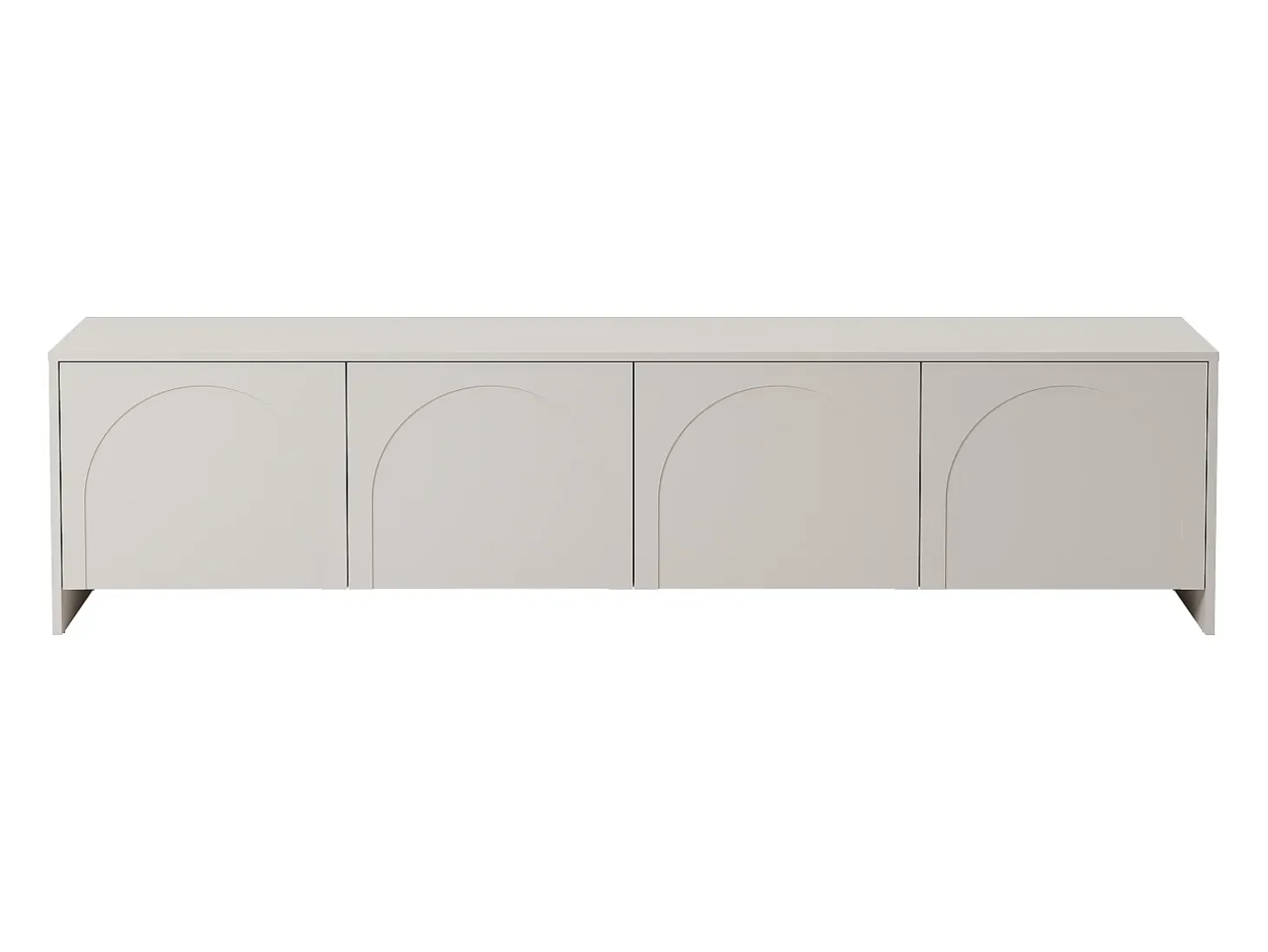 Mueble TV con 4 puertas - Beige - NALYRA de Maison Céphy