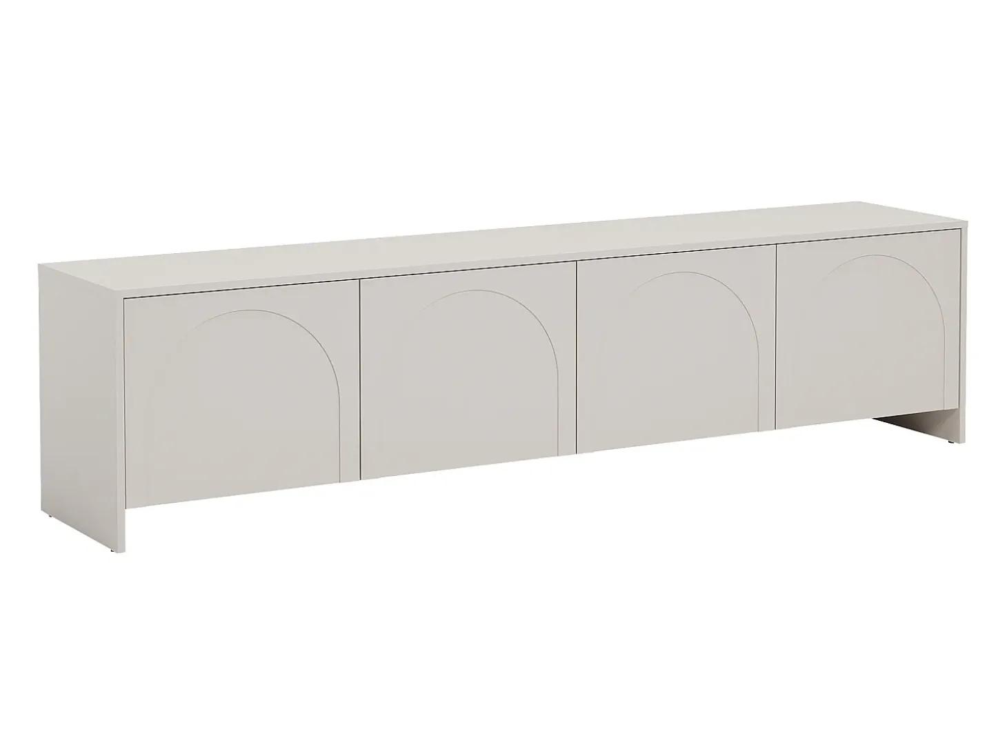 Mueble TV con 4 puertas - Beige - NALYRA de Maison Céphy