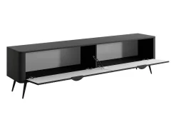 Mueble TV con 2 puertas de MDF - Negro - ELONARIA de Pascal Morabito