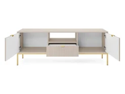 Mueble TV con cajón y estructura dorada – Cachemir – 154 cm – VELLORE
