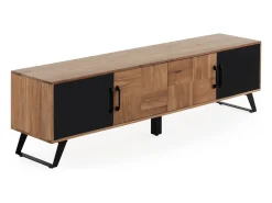 Mueble tv de madera maciza de acacia reciclada