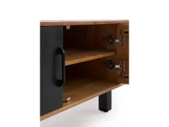 Mueble tv de madera maciza de acacia reciclada