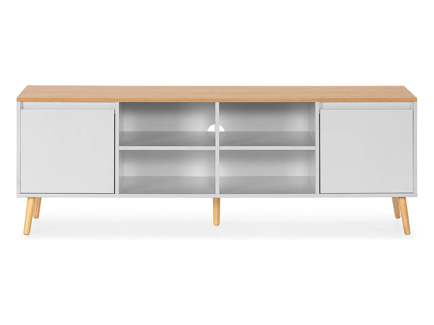 Mueble Tv Desi 2 puertas color Blanco