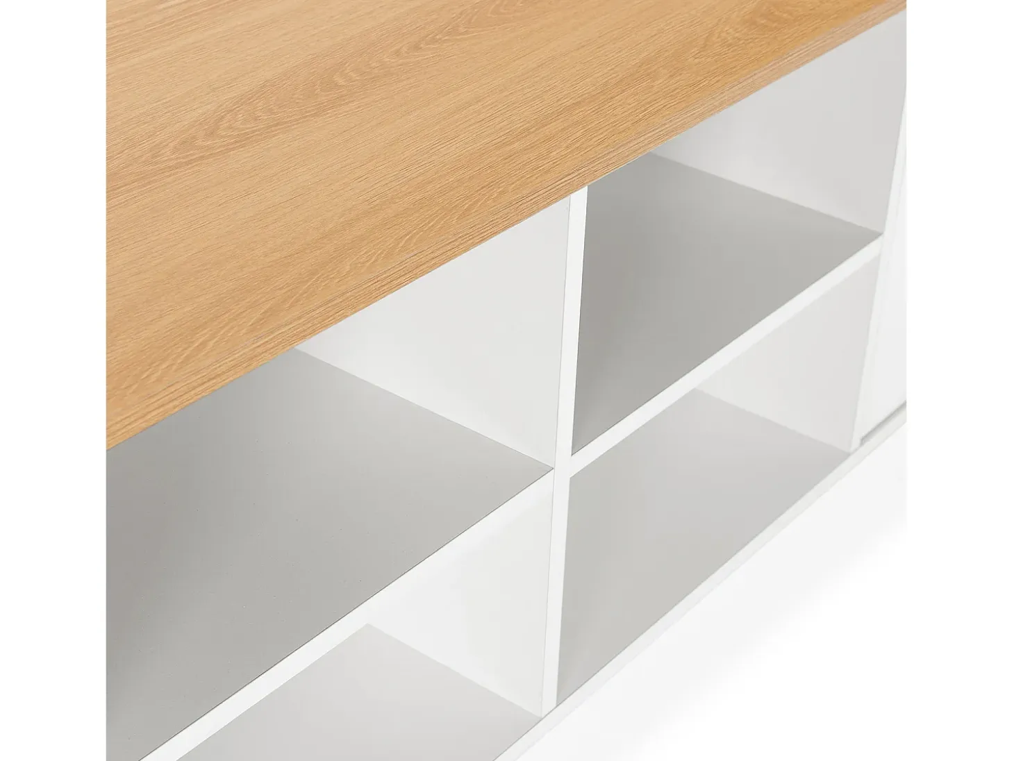 Mueble Tv Desi 2 puertas color Blanco