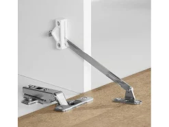 Mueble TV diseño moderno 240cm gris y madera Corona Low Hound