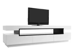Mueble TV lacado blanco LIVO