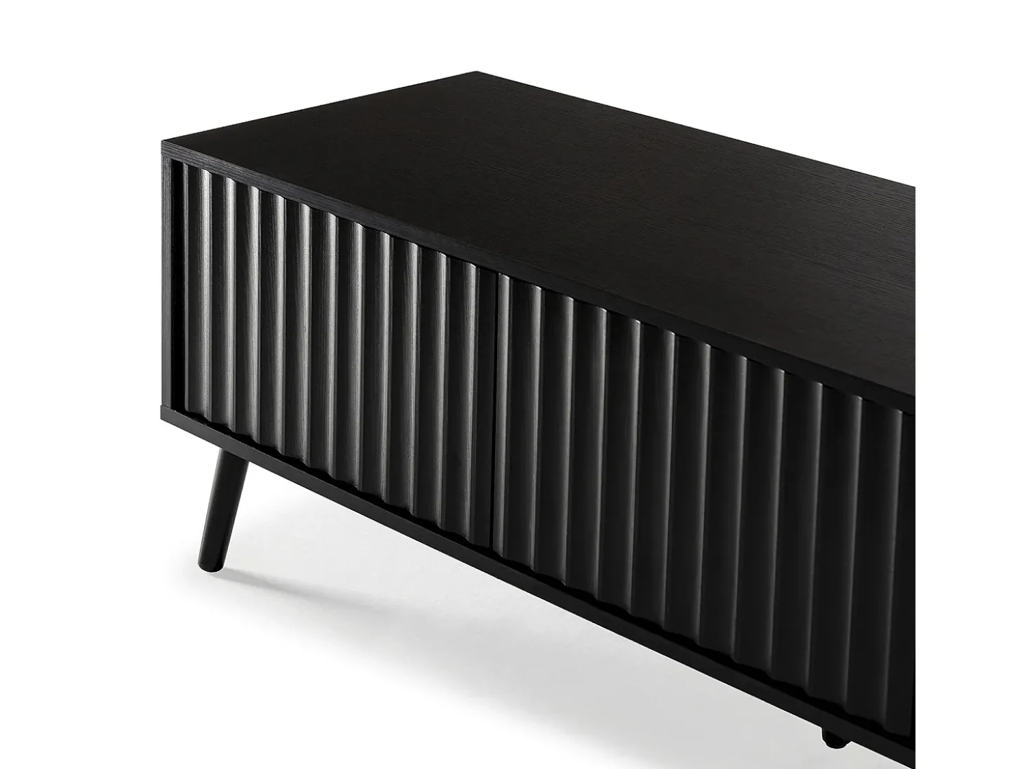 Mueble TV Lluvia 3 puertas color Negro