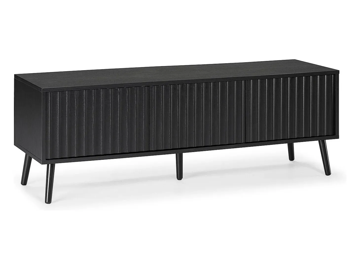 Mueble TV Lluvia 3 puertas color Negro
