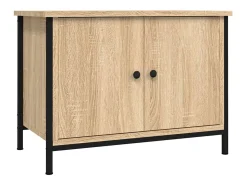 Mueble TV madera contrachapada roble Sonoma 60x35x45 cm YOE14223