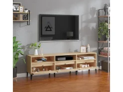Mueble TV madera contrachapada roble Sonoma 150x30x44,5 cm YOE46946