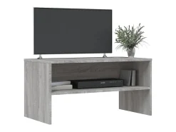 Mueble TV madera de ingeniería gris Sonoma 80x40x40 cm YOE91958