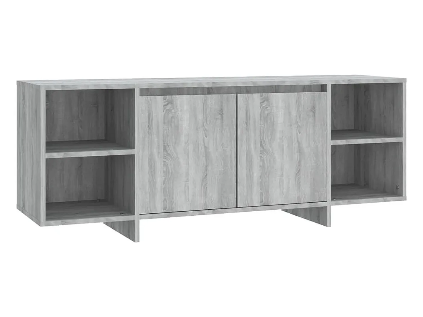 Mueble TV madera de ingeniería gris Sonoma 130x35x50 cm YOE51212