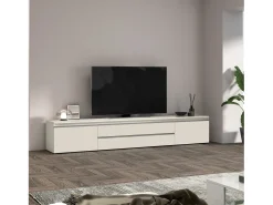 Mueble TV MAGIC con 2 puertas y 2 cajones color cachemira 240x40x40 cm