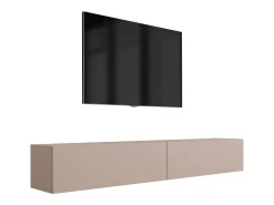 Mueble TV: Marrón Caramelo, 200 (2 x 100) x 34 x 32 cm
