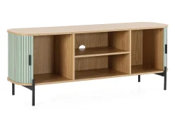 Mueble Tv Mónaco 2 puertas color Azul