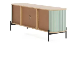 Mueble Tv Mónaco 2 puertas color Azul