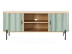 Mueble Tv Mónaco 2 puertas color Azul