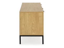 Mueble Tv Mónica 3 puertas color Roble