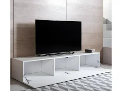 Mueble TV para Salón comedor en Blanco 160x40x32cm Luke H2