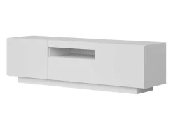 Mueble TV Sami para Salón 1 Cajón, 2 Puertas, Hueco Blanco 150x42x37cm