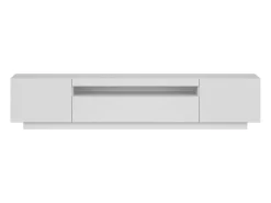Mueble TV Sami Salón Contemporáneo Blanco 1C 2P 1 Hueco 200x42x37cm