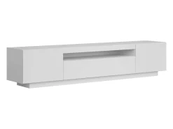 Mueble TV Sami Salón Contemporáneo Blanco 1C 2P 1 Hueco 200x42x37cm