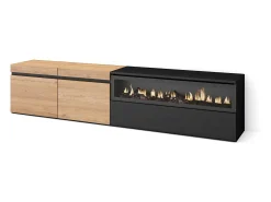 Mueble TV, Televisión, 200x35x45cm, Para TV hasta 80
