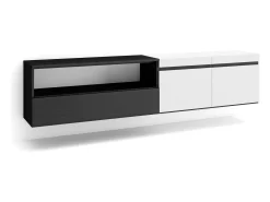 Mueble TV, Televisión, 200x35x45cm, Para TV hasta 80