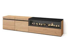 Mueble TV, Televisión, 200x35x45cm, Para TV hasta 80