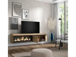 Mueble TV, Televisión, 208x35x45cm, Para TV hasta 80