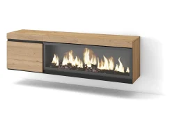 Mueble TV, Televisión, 158x35x45cm, Para TV hasta 65