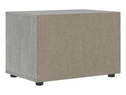 Mueble TV VISNES gris hormigón 60x40x38 cm madera ingeniería