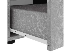 Mueble TV VISNES gris hormigón 100x40x38 cm madera ingeniería