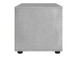 Mueble TV VISNES gris hormigón 100x40x38 cm madera ingeniería