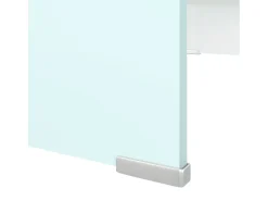 Mueble TV/Elevador de monitor cristal verde 70x30x13 cm ES827787