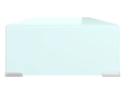 Mueble TV/Elevador de monitor cristal verde 70x30x13 cm ES827787